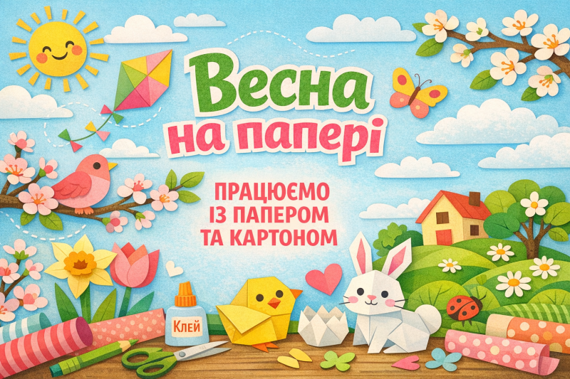 🌸 Весна на папері