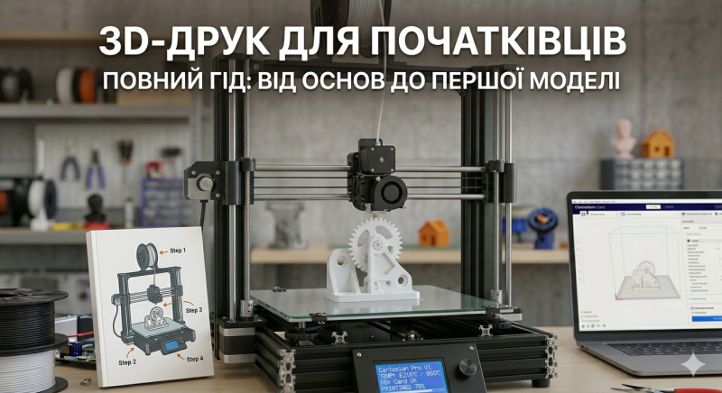 🖨️ 3D-друк для початківців: повний гід від основ до першої моделі
