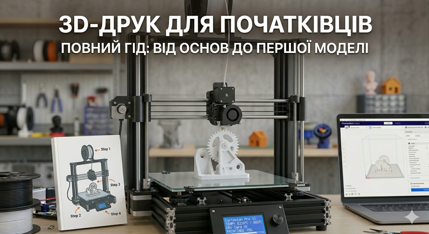 🖨️ 3D-друк для початківців: повний гід від основ до першої моделі