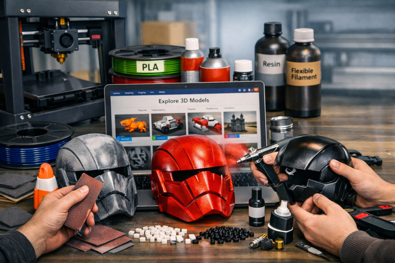🎨 Післяобробка 3D-моделей: як зробити друк акуратним і професійним